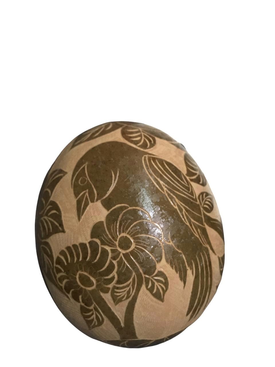 Decorated Jícaro Bowl — Usulután